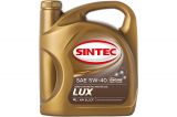 Масло SINTEC Люкс SAE 5W-40 API SL/CF канистра 4л/Motor oil 4l can фото, описание, характеристики