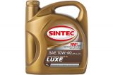 Масло SINTEC Люкс SAE 10W-40 API SL/CF канистра 4л/Motor oil 4l can фото, описание, характеристики