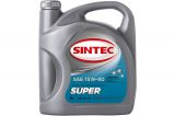 Масло SINTEC Супер SAE 15W-40 API SG/CD канистра 4л/Motor oil 4liter can фото, описание, характеристики