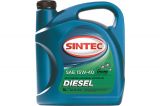 Масло SINTEC Diesel SAE 15W-40 API CF-4/CF/SJ канистра 5л/Motor oil 5liter can фото, описание, характеристики