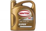 Масло SINTEC Супер SAE 10W-40 API SG/CD канистра 4л/Motor oil 4liter can фото, описание, характеристики