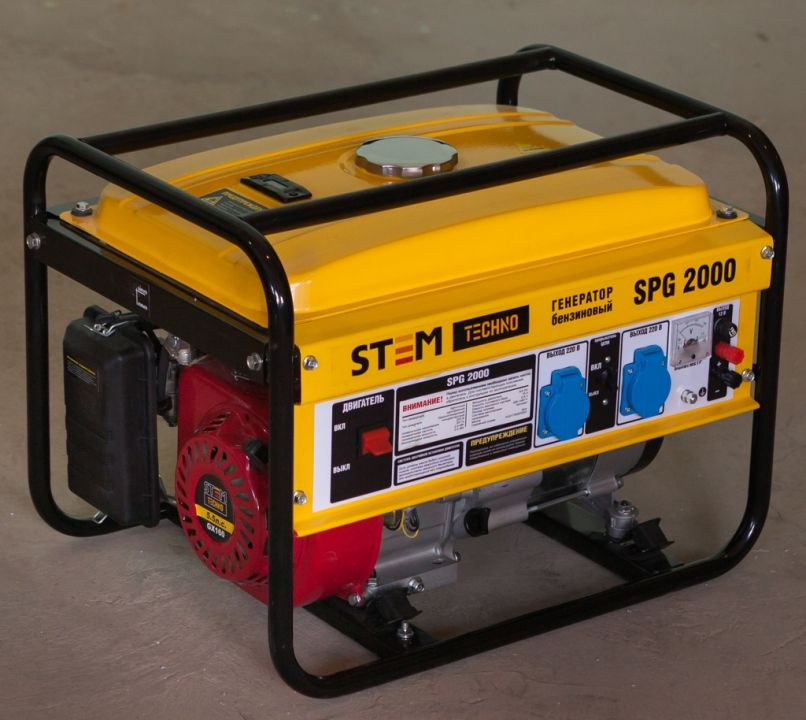 Бензиновый генератор STEM Techno SPG 2000 - фотография товара