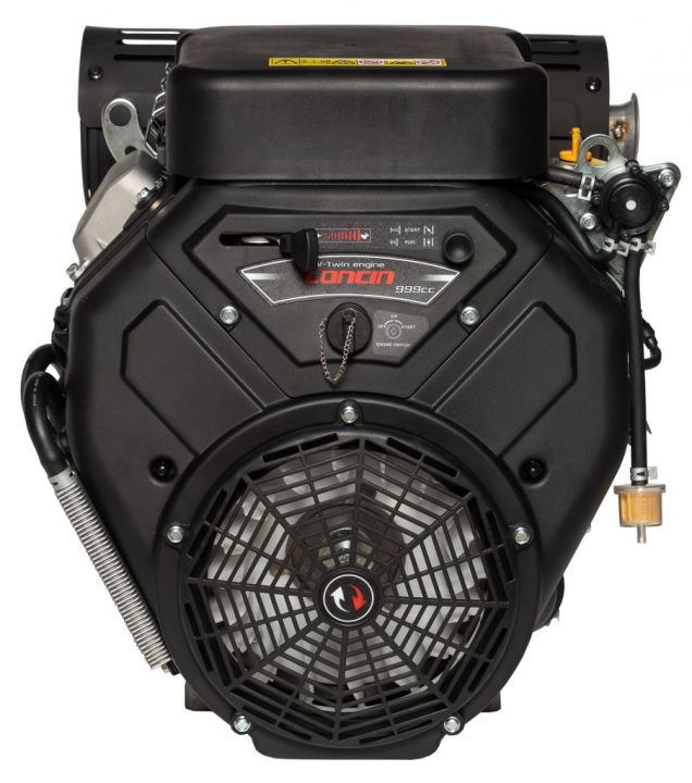 Двигатель бензиновый Loncin LC2V90FD (E type, Цилиндрический D28.575мм; 20А) - фотография товара