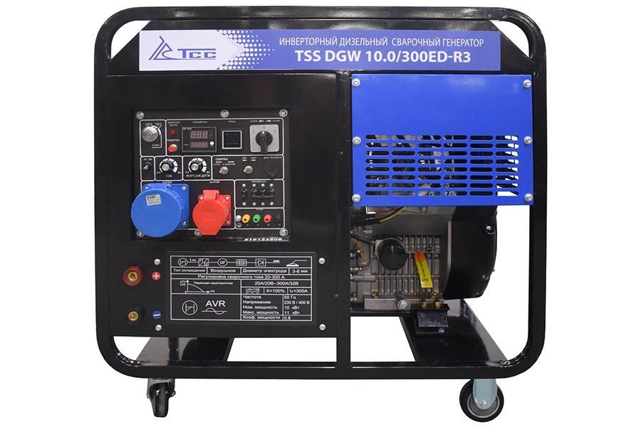 Инверторный дизельный сварочный генератор TSS DGW 10.0/300ED-R3 - фотография товара